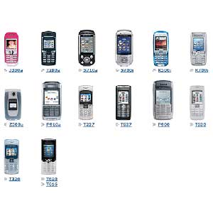 Sony Ericsson Phone Models List