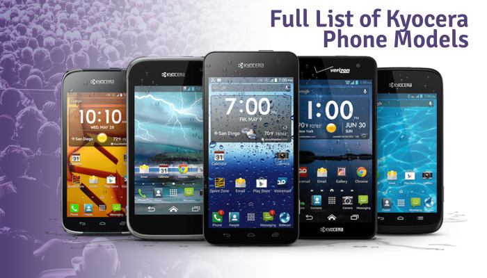 Full List of Kyocera Phone Models